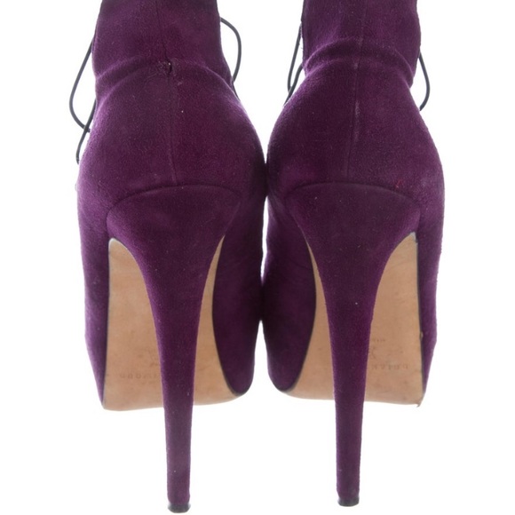 Brian Atwood Purple Strappy Stiletto - Picture 4 of 4